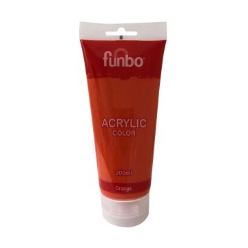 Funbo Acrylic Tube 200 ml Orange