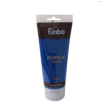 Funbo Acrylic Tube 200 ml Primary Blue