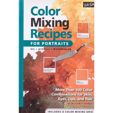 Color Mixing Recipes Series,
Recipes for Portraits, 48 Pages