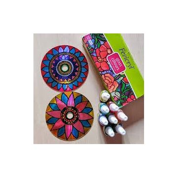 Glass colors Set of 10 shades - Fevicryl