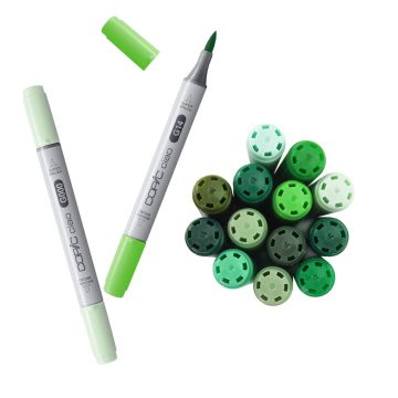 Copic Ciao Marker, Greens