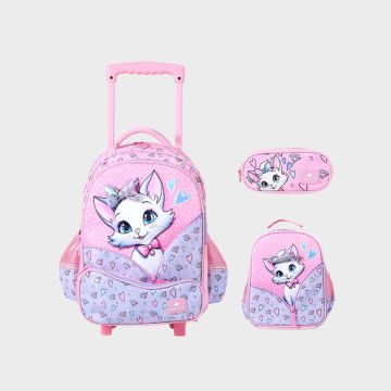 School Bag Glossy Bird Set - 17inch GB5204T