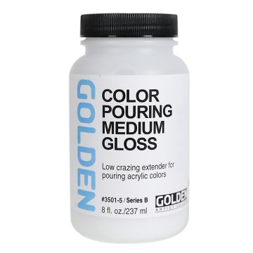 Golden 	Color Pouring Medium, Gloss,8 oz.