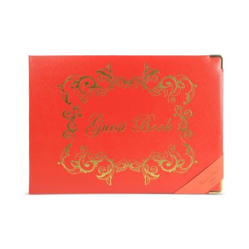 Guest Book A4 Red Grandluxe 029104