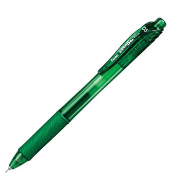 Pentel EnerGel X Retractable Liquid Gel Pen - 0.5mm -  Green