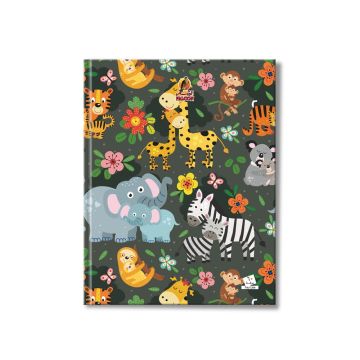 Four Line 60 Sheets NoteBook HC - 22 X 16 CM - 02