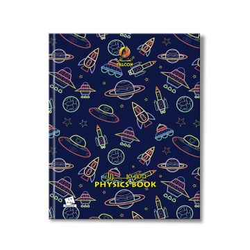 Physics NoteBook 10x8" Hard Cover 72L Falcon 24/2