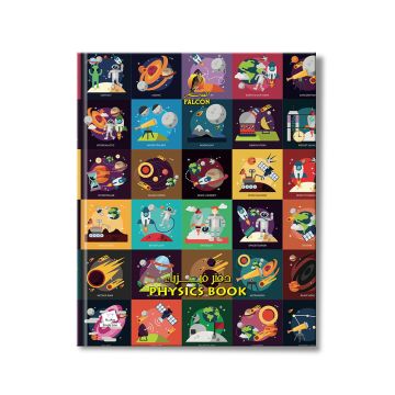Physics NoteBook 10x8" Hard Cover 72L Falcon 24/3