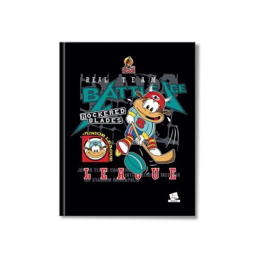 Four line  Notebook 9 x 7 Hard Cover  100L Falcon 24/5