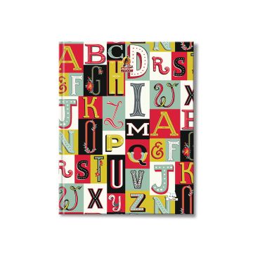 Four line  Notebook 9 x 7 Hard Cover  100L Falcon 24/3