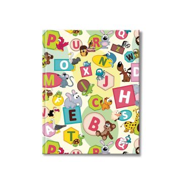 Four line  Notebook 9 x 7 Hard Cover  60L Falcon 24/5