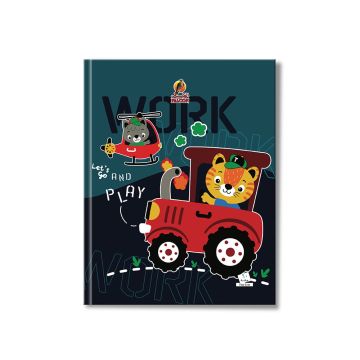 Four line  Notebook 9 x 7 Hard Cover  60L Falcon 24/3