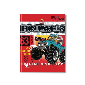 Single Line Notebook 9 x 7 Hard Cover  80L Falcon 24/5