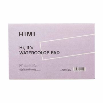 Miya Himi Watercolor Pad Purple - 5.8 x 8.3 inches - ZSC76