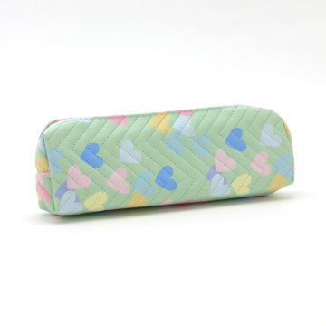 Pencil Case "Heart shape" ZLY-11 Green
