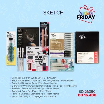 Artist Friday 2024 Sketch Set