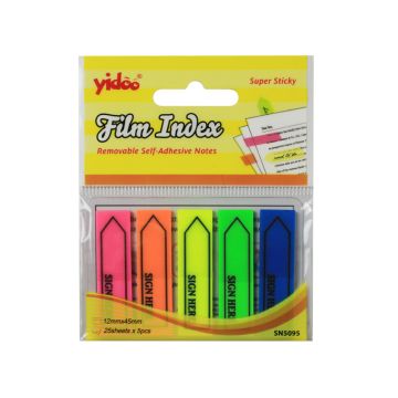 Film index sign here 5x12x45 Yidoo SN5095D