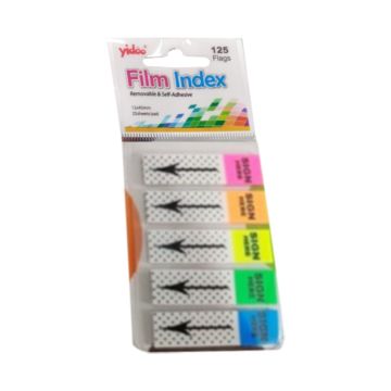 Imprinted Sign Here Film Index 5x12mmx45mm - SN509-H