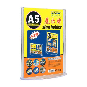 Sign holder 14.8x21cm K-234 A5 KEJEA
