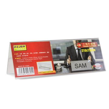 Name card stand K-395 210x75mm KEJEA