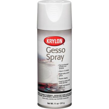 Krylon Gesso Aerosol Spray, 11 Ounce
