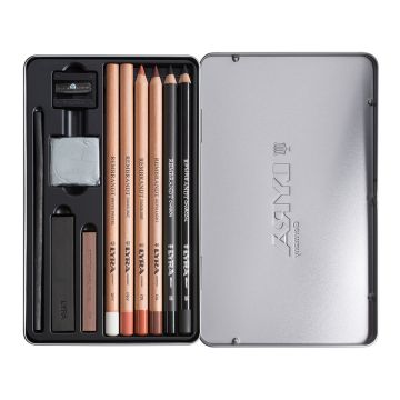 LYRA Rembrandt Sketching Set Tin Box - 10pcs