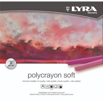 LYRA Polycrayons Soft Box - 24pcs