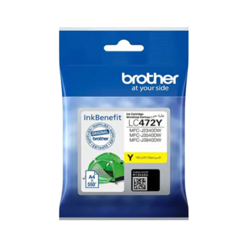 Brother Ink Cartridge LC472 Yellow