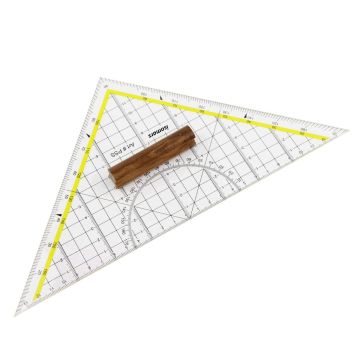 Professional Set Square/Protractor Acrylic PSS-30cm Isomars