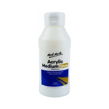 Mont Marte Premium Acrylic Medium Gloss 250ml