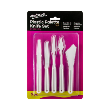 Mont Marte Studio Palette Knife Set 5pc - Plastic