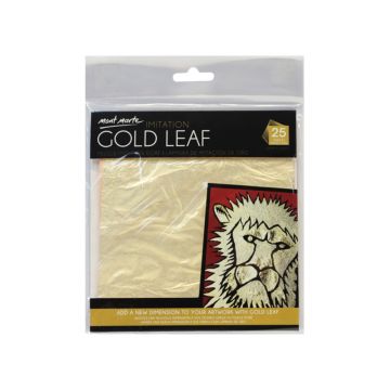 Mont Marte Imitation Gold Leaf 14x14cm 25 sheets
