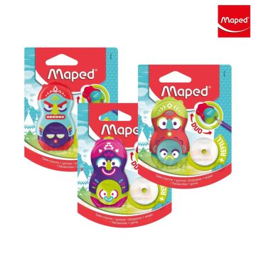 Maped Loopy 1H Sharpner-Eraser Tantem 