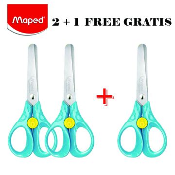 Maped Scissors Security 3D 13cm set of 3 blister