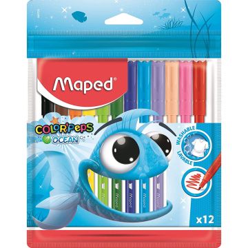 Maped Color Peps Felt Tip Ocean 12 Color