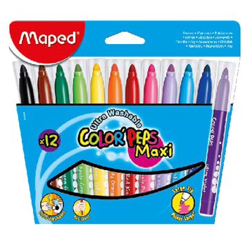 Maped Color Peps Felt Maxi 12 Colours