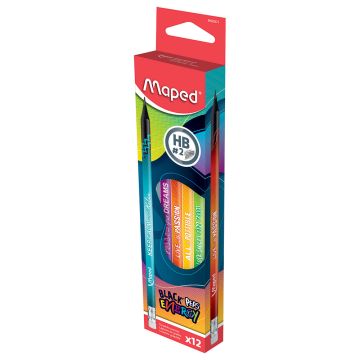 Maped Black Peps Energy HB Pencil