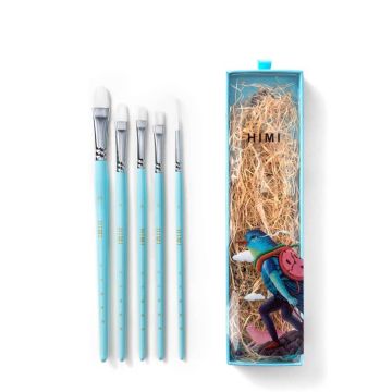 Miya Himi Little Bird  Brushes Set of 5 - Blue