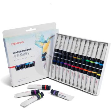 Miya Watercolor Tube set of 24 x 12ml - YSC49