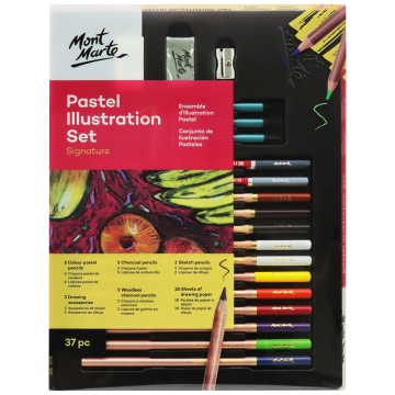 Mont Marte Colour Pastel Illustration Set 37pc