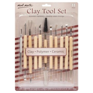 Mont Marte Clay Tool Set 11pc