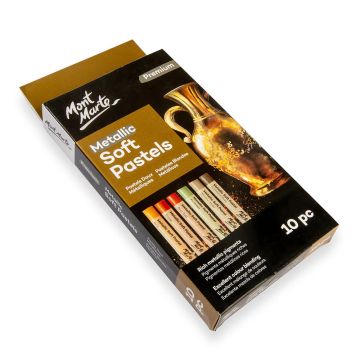 Mont Marte Metallic Soft Pastels Premium 10pc