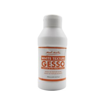 Mont Marte White Texture Gesso 250ml