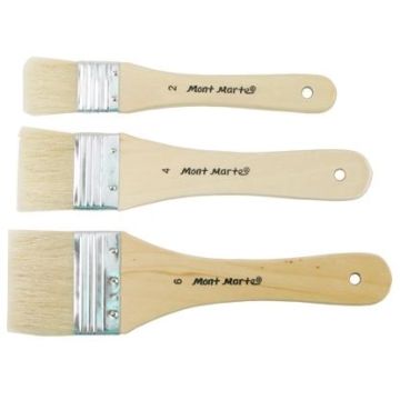 Mont Marte Gesso Brushes Sizes 2/4/6