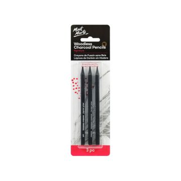 Mont Marte Woodless Charcoal Pencils 3pc