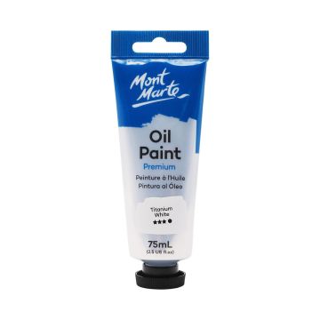 Mont Marte Oil Paint 75ml - Titanium White