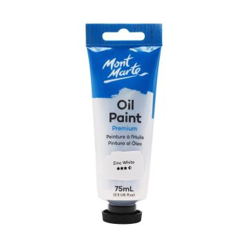 Mont Marte Oil Paint 75ml - Zinc White