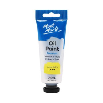 Mont Marte Oil Paint 75ml - Lemon Yellow