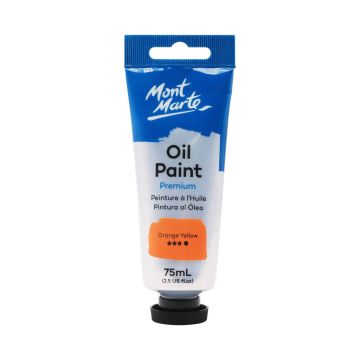 Mont Marte Oil Paint 75ml - Orange Yellow
