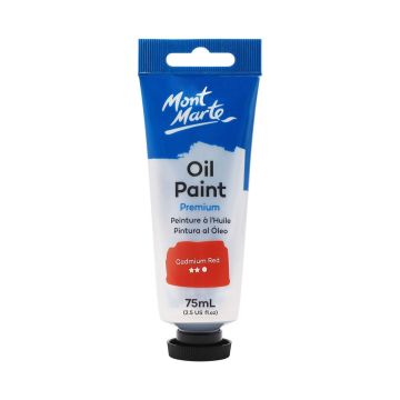 Mont Marte Oil Paint 75ml - Cadmium Red